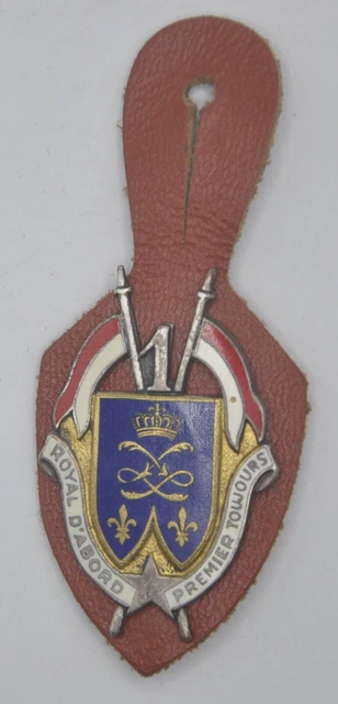 INSIGNE BADGE CAVALERIE 4° RD RÉGIMENT DE DRAGONS ORIGINAL Drago Paris