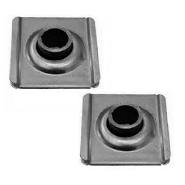 Pareja De Placas Rodamientos Accesorios Persianas de Acero Galvanizada