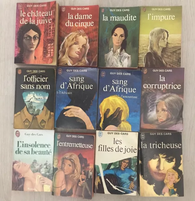 GUY DES CARS - LOT DE 12 LIVRES - Livres de Poche