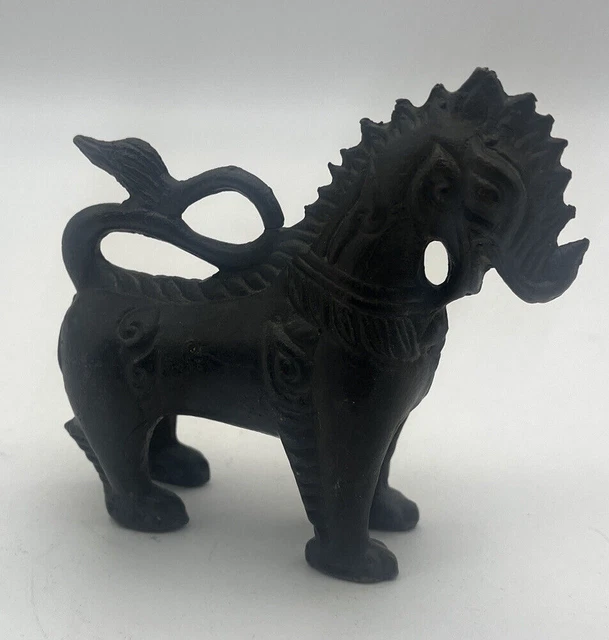 Vintage Dragon Asia Chinese Antique Opium Weight Bronze China 10 OZ
