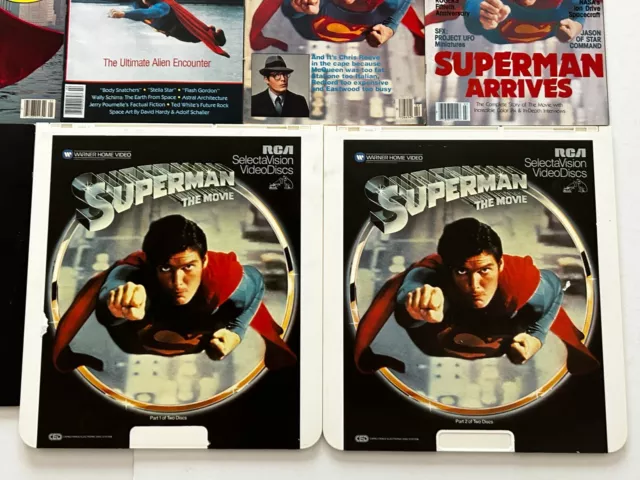 SUPERMAN The Movie 1978 Magazine Soundtrack Record 16pc Lot Christopher Reeve DC 3