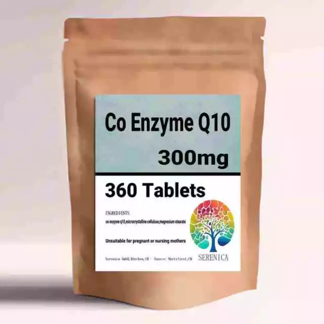 Ubiquinol Co-Enzym Q10 300 mg COQ10 Fortgeschritten x 360 Tablets