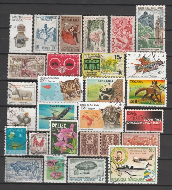 Afrique - Lot De Timbres Oblitérés D'afrique