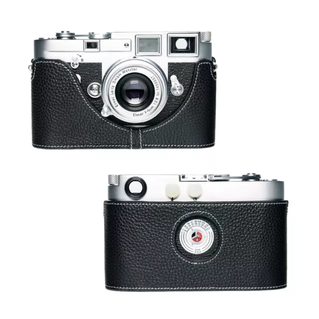Genuine Leather Leica M6 Camera Case Bag Half Body Cover for Leica M6
