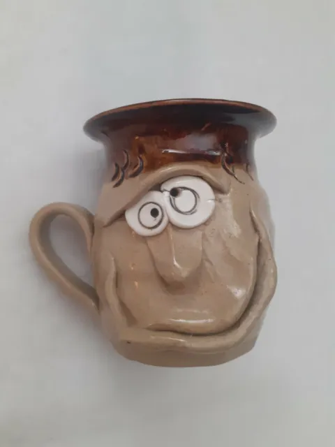 Pretty Ugly Mug Pottery Ugly Mug Made in Wales Glazed Stoneware