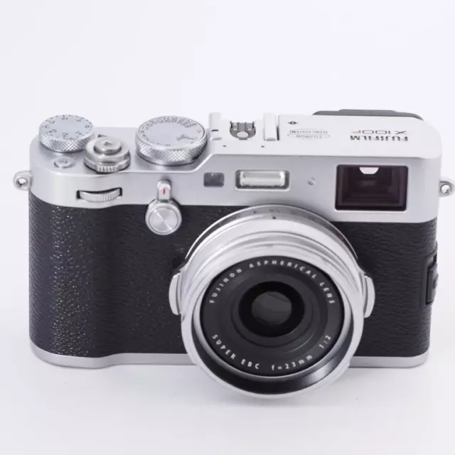 [Top Mint]  Fuji Fujifilm X100F Digital Camera 24.3MP Silver Body From JAPAN