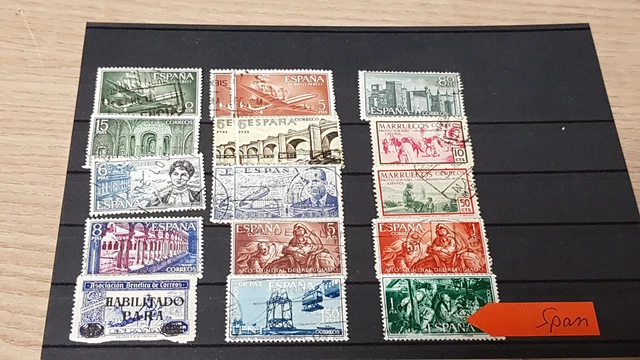 Konvolut / Lot 7 - alte Briefmarken aus Spanien - Espagna Correos
