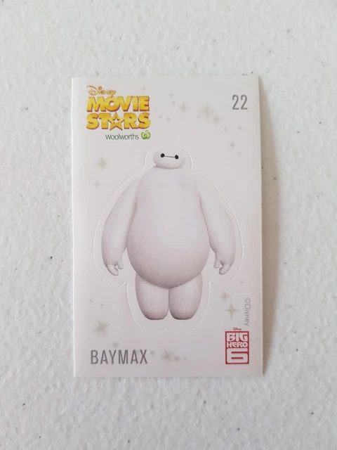 WOOLWORTHS DISNEY MOVIE Stars 2016 Collector Sticker - #22 Baymax $0.64 ...