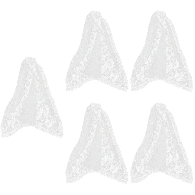 5x Church Chapel Veil Spanish Style Lace Veil Lace Mantillas for Church Women
