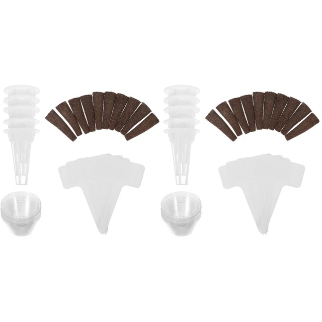 50Pcs Cesto Idroponico Idroponica Piantare Maglia Netto Pentola Cesti Giardino Coltiva Tazza Pot cesti Garden coltiva Cup(25 nero, 25 bianco
