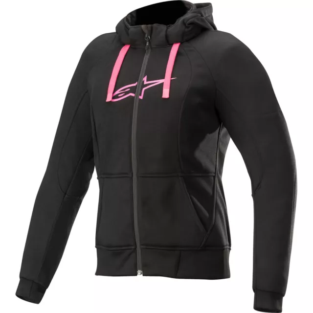 Alpinestars Women's Sport Jacket/Hoodie - Black/Pink | Small