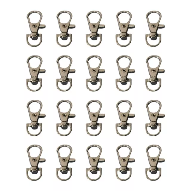 20-Pack Metal Hook Belt Clip Door Lock for Fixing Poultry Cage Doors