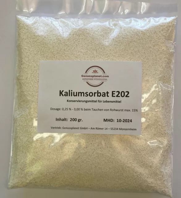 Kaliumsorbat 500gr Sorbinsäure E202 Kalium sorbat Konservierungsmittel