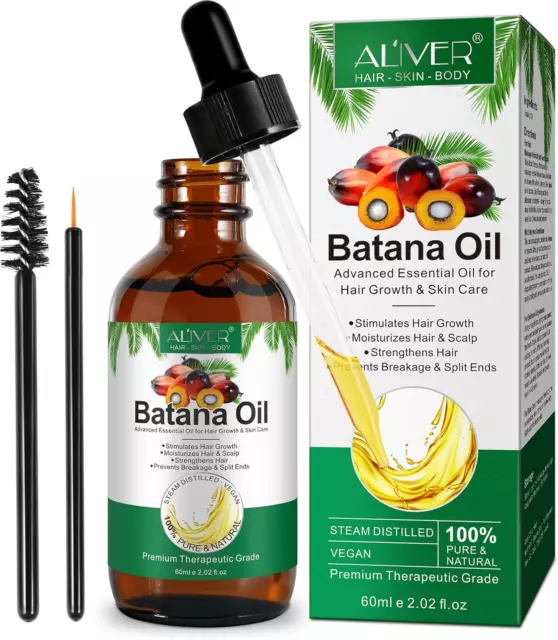 Adweekey Batana Oil Organic for Healthy Hair,Batana Oil for Hair  Growth,100% Natural, Promotes Hair Wellness for Men & Women Enhances Hair &  Skin