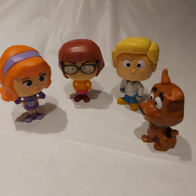 2021 MCDONALD’S HAPPY Meal Set Of 4 Scooby Doo Bobble Head Toys Shaggy