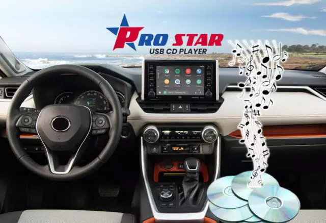PRO STAR USB CD Player 2016-2024 Fits Toyota Tacoma