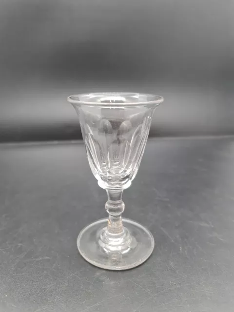 Late Georgian or Early Victorian Short Conical Wine Glass