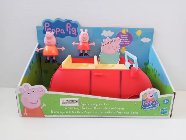 PEPPA PIG BIG RED CAR with SOUNDS Family Characters FIGURES Toys LOT $19.99  - PicClick AU