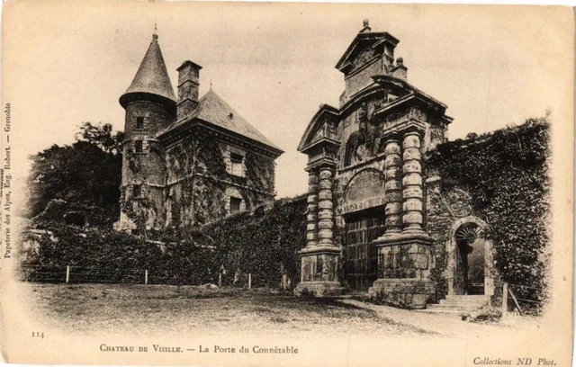 CPA Chateau de VIZILLE - La Porte du Connectable (241934)