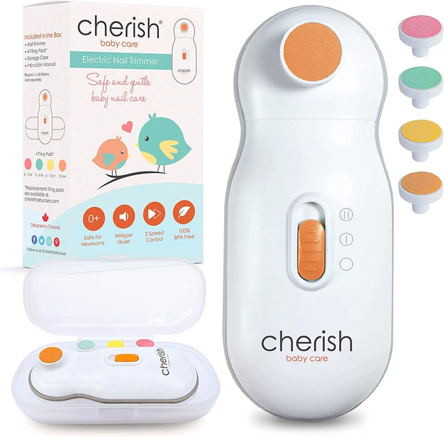 Baby Nail File Electric Nail Trimmer: Baby Nail Trimmer for Infant and Toddler: