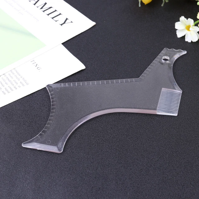 MUSTACHE GUIDE SHAPER Beard Ruler Barber Beard Template Beard Styling ...