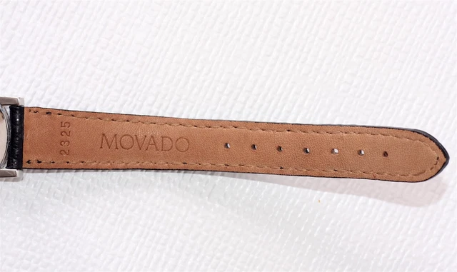 MOVADO Museum Classico Orologio Lusso da Donna Argento con Cinturino in Pelle di Lucertola Nera 8
