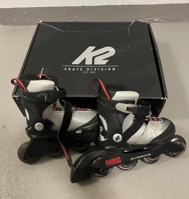 K2 Raider, Kinder, Inline, Skate, Rollerblades, Größenverstellbar 29-34 Größe.