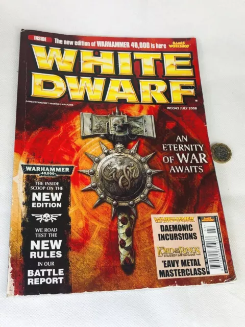 WHITE DWARF ISSUE 343 Magazine Games Workshop Warhammer 40K LOTR