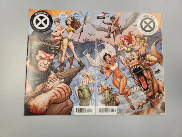 HOUSE OF X #5 & POWERS OF X #5 VARIANT CONNECTING COVERS - Marvel 2019 - NM