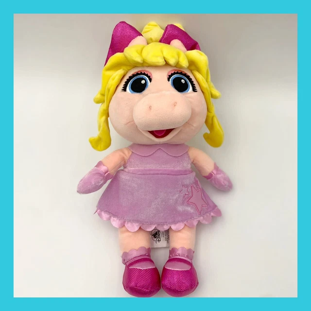 ❤️Disney Store The Muppets Muppet Babies Miss Piggy 14" Plush Toy❤️