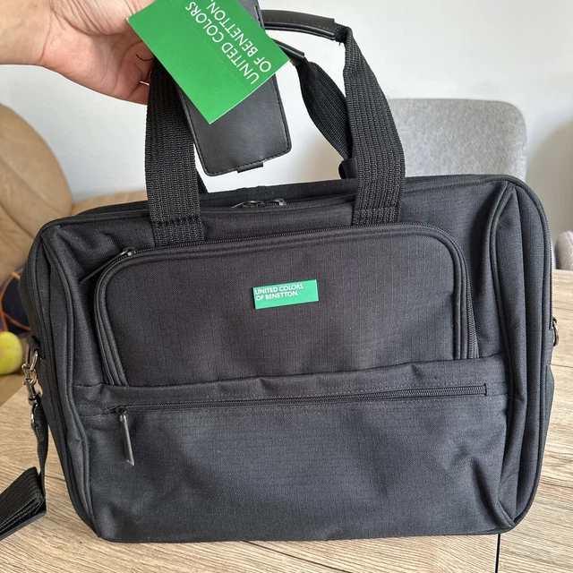 UNITED COLOURS OF Benetton Laptop messenger Bag 19.00 PicClick UK