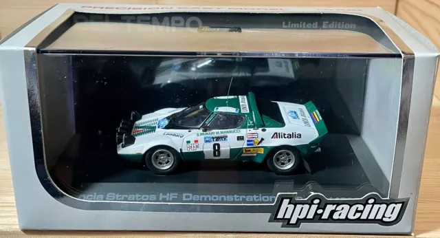 Hpi Racing Lancia Stratos Hf #8 S.munari-M.mannucci Rac Rally 1975 1:43 Transkit