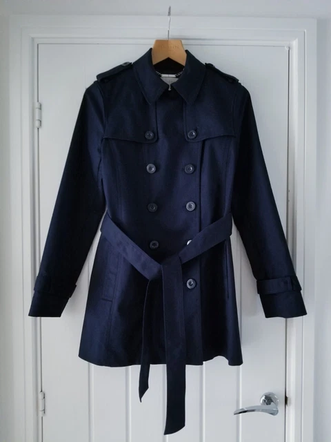 HOBBS MAC SIZE 18 Swing Trench Coat Raincoat Immaculate Lined Cotton Washable 31.00 PicClick UK