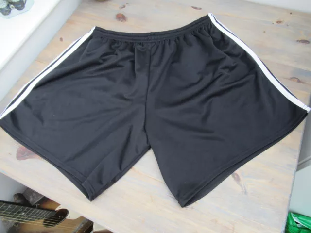 Unbranded football shorts, black/white size 30", brand new