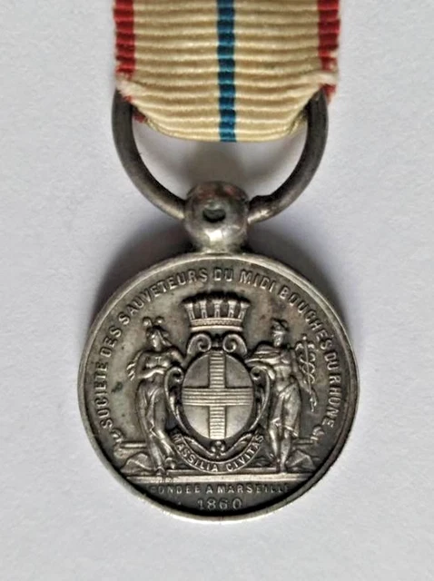 Médaille Ancienne : Société Des Sauveteurs De Seine Et Oise - Insigne De Collection
