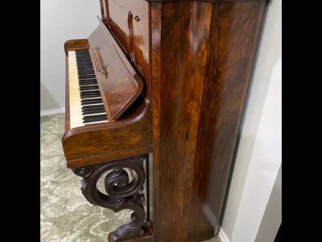 R Lipp & Sohn upright piano, built around 1880 and in excellent condition