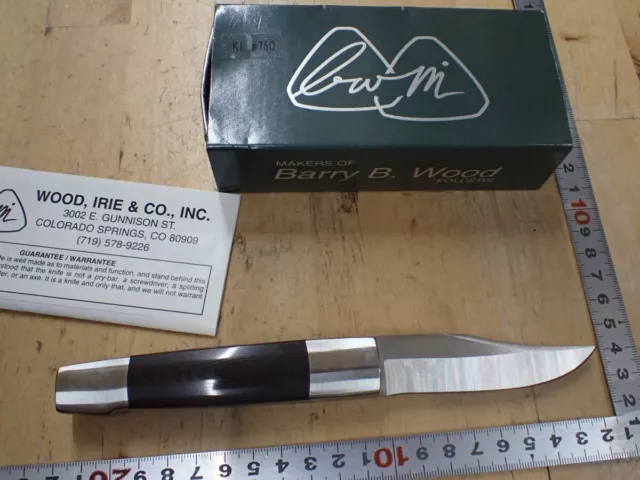 Barry Wood Irie Knives Mk2 Folding Knife with Box