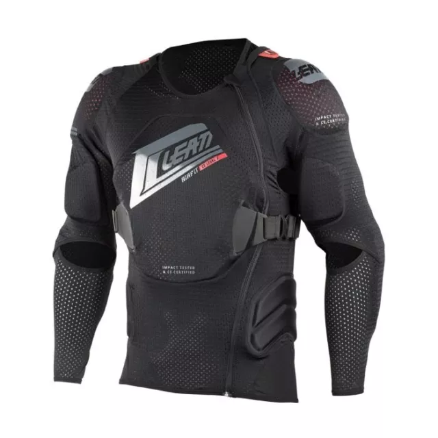 Leatt 2024 3Df Airfit Body Protector Adult Black Soft Armour Mx Motocross S/M