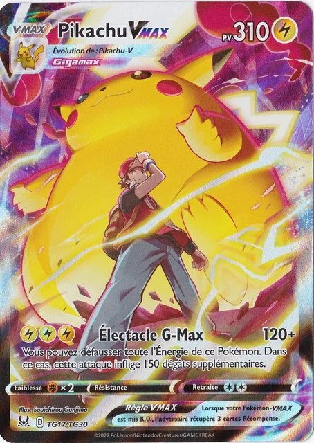 Carte Pokémon booster - Pikachu VMAX TG17/TG30 - Origine Perdue EB11 - FR - NEUF