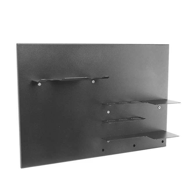 (Gris) Porte-outils Mural Pour Café Fer De Couleur Unie Résistant