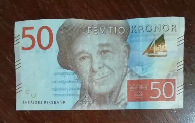 Sweden 50 Kronor Banknote 2014