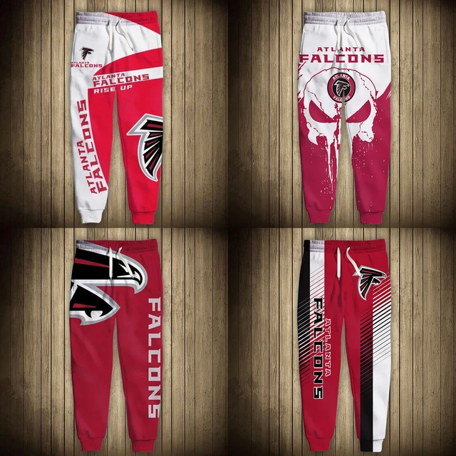 Atlanta Falcons Drawstring Sweatpants Men's Casual Pants Gym Running Trousers