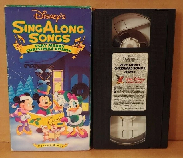 Disneys sing along songs very merry christmas songs vhs 1997 movie