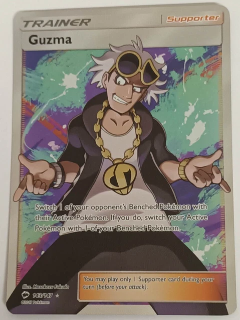 Pokemon: Trainer Guzma - 143/147 Burning Shadows LP Condition