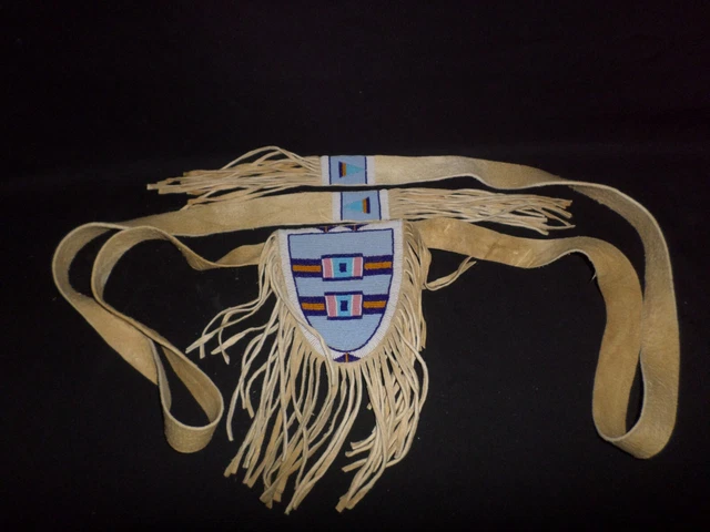 Fine Native American Beaded Bag Pouch