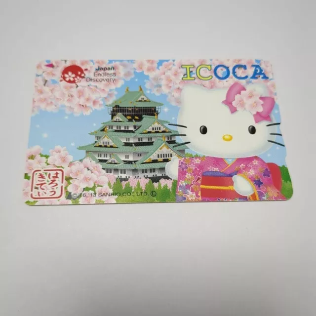 Available Hello Kitty ICOCA IC card Osaka Castle Sakura Endless Discovery SANRIO