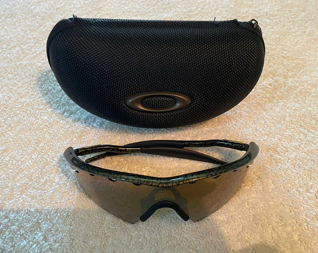 Oakley M Frame Gold X Sunglasses - Gold Iridium Vented Hybrid - NEAR MINT