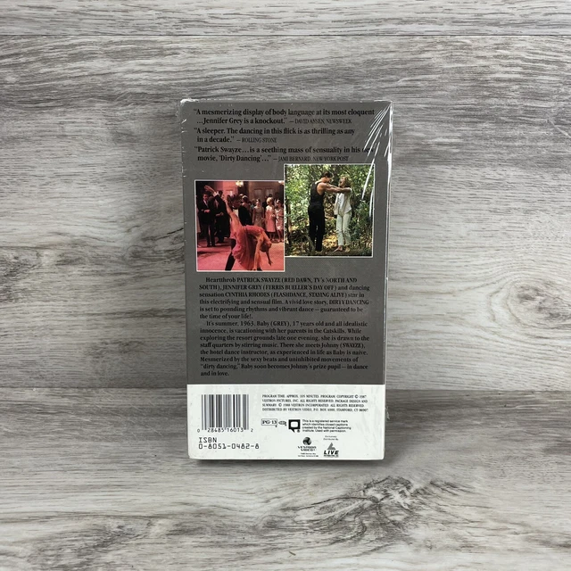 Dirty Dancing 1987 - 88 Vhs Live Watermark Factory Sealed Romance $24. ...