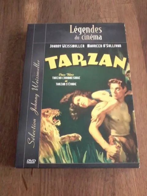 dvd tarzan johnny Weissmuller 2 films