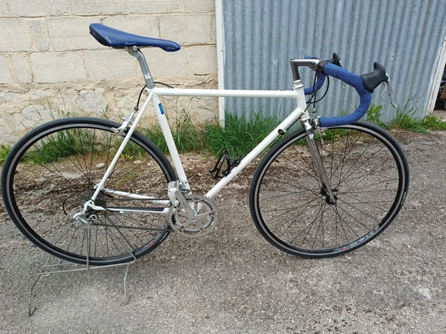Vélo Course André Sablière Artisanal 1980 – Campagnolo Shimano 3TTT – Taille 48x53